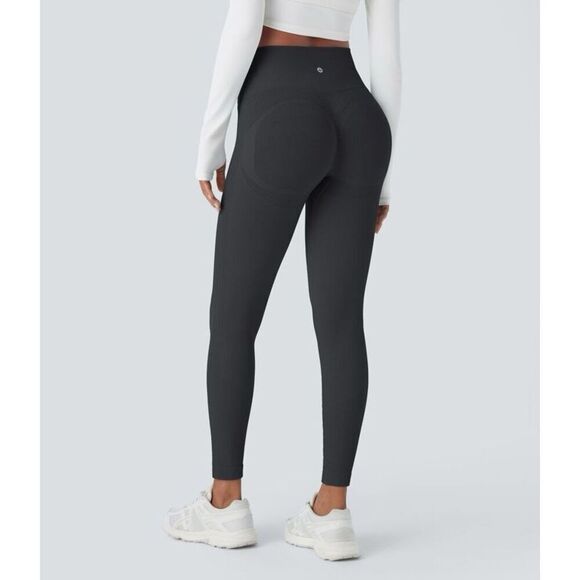 Halara Seamless Flow High Waisted Tummy Control Butt Lifting Yoga Leggings S NWT - Picture 1 of 11